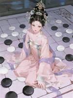 芍藥觀棋